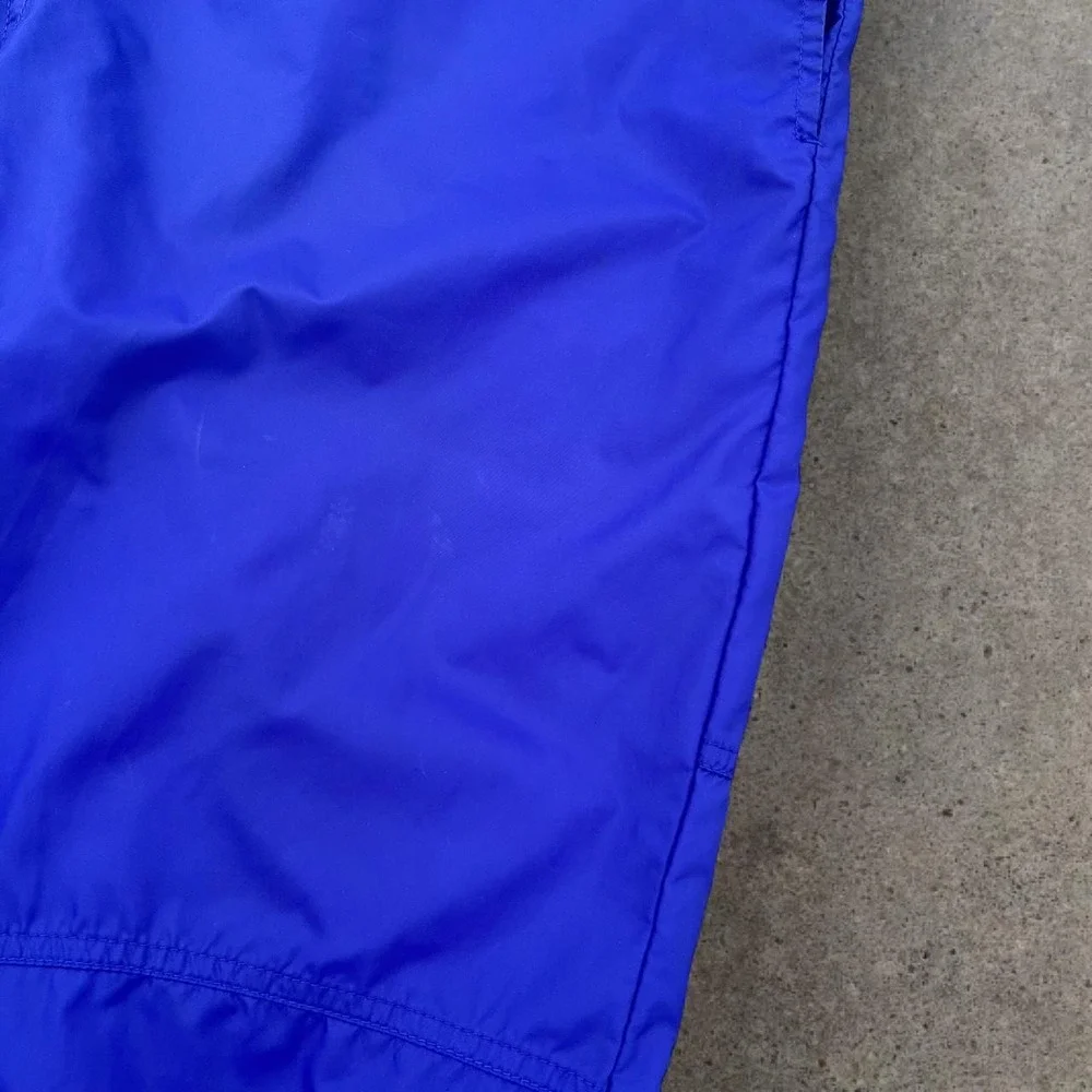 Vintage Y2K Era Nike Medium Royal Blue Nylon Windbreaker Track Pants 2007 Mens